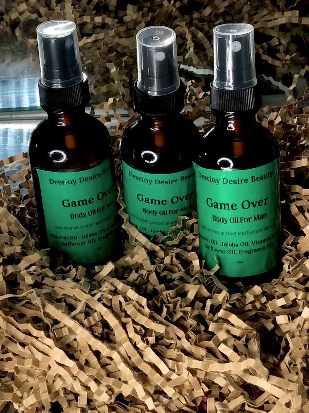 Game Over Man Body Oil