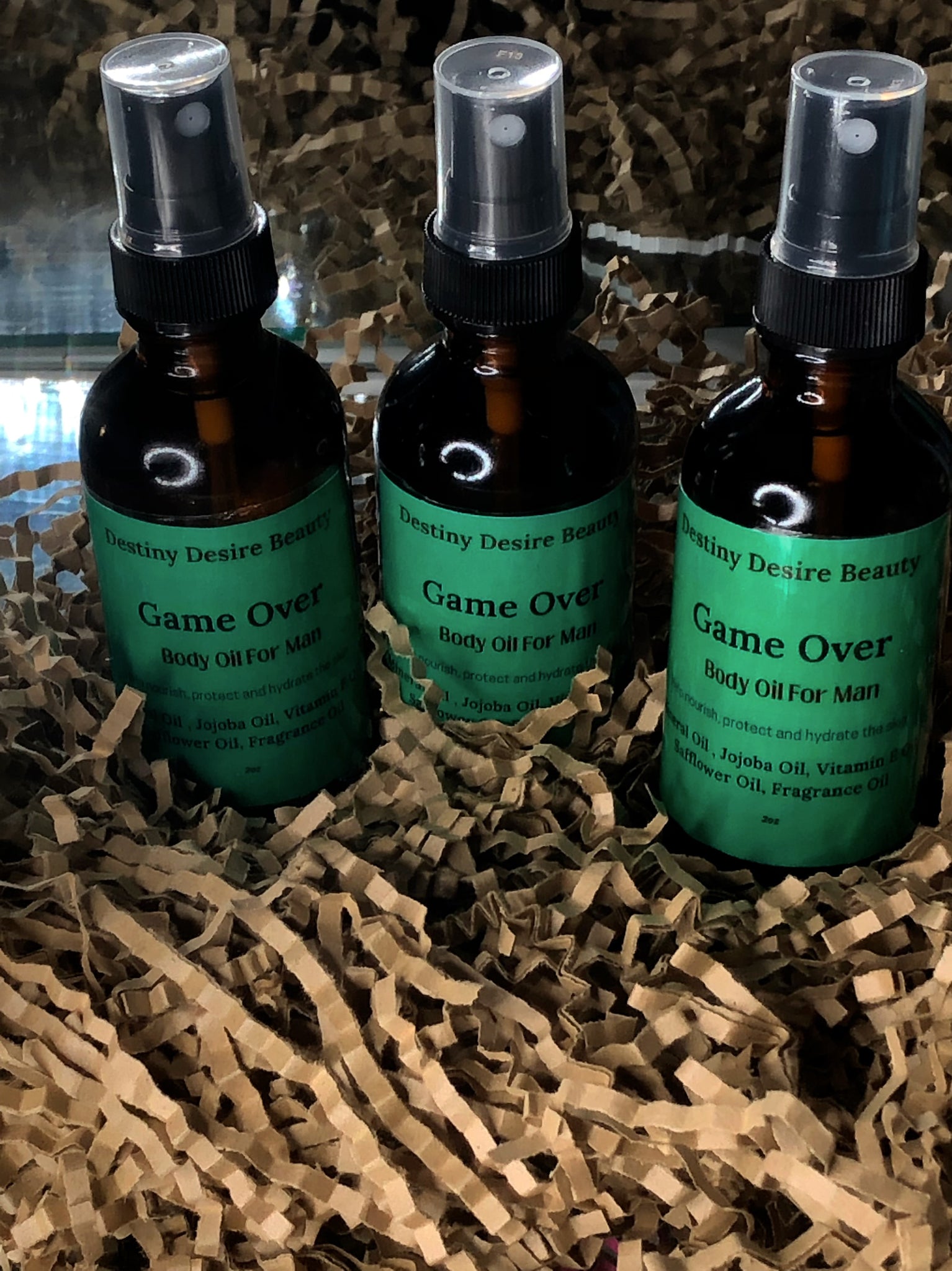 Game Over Man Body Oil